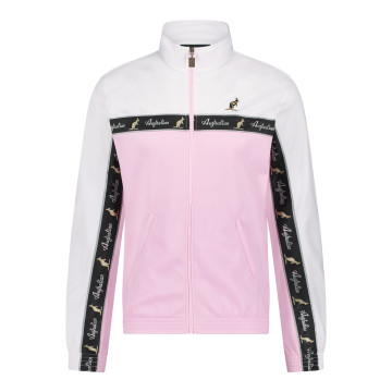 Australian duo jacket black breasted 3.0 | pastel pink - white