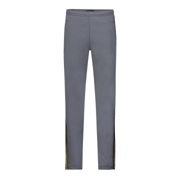 Australian pants with 2 zippers and gold piping 2.0 | gray