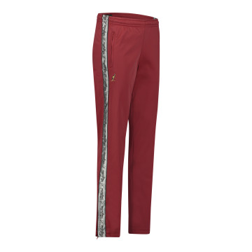 Australian pants with 2 zippers and silver piping 2.0 | bordeaux red 