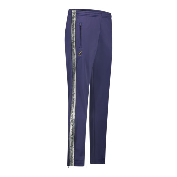 Australian pants with 2 zippers and silver piping 2.0 | cosmo blue 