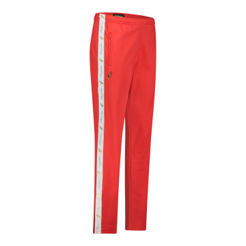 Australian pants with 2 zippers and white piping 2.0 | red