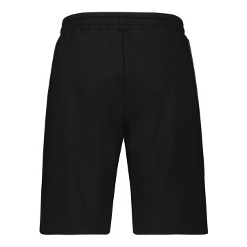 Australian bermuda cotton with two zippers and black piping 2.0 | black
