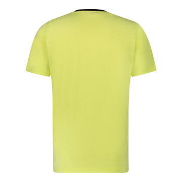 Australian T-shirt with black trim 2.0 on shoulders | lime