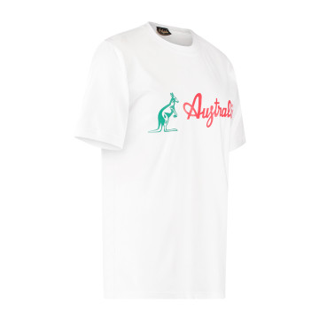 Australian T-shirt with classic logo | white