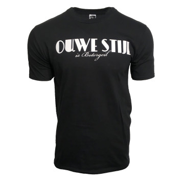Ouwe stijl t-shirt | basic ☓ black