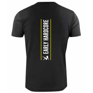 Ouwe Stijl is Botergeil T-shirt Early Hardcore | black yellow