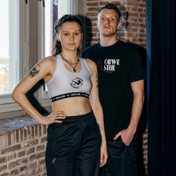 Ouwe Stijl is Botergeil sporttop | wit