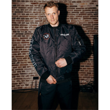 Ouwe Stijl is Botergeil bomberjack | zwart