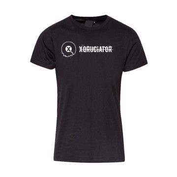 Xqruciator vertical back logo | black