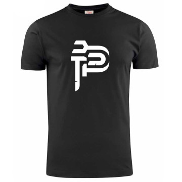 Putty T-shirt basic logo zwart
