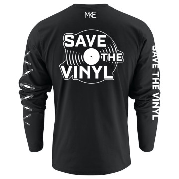 Save the Vinyl longsleeve | black