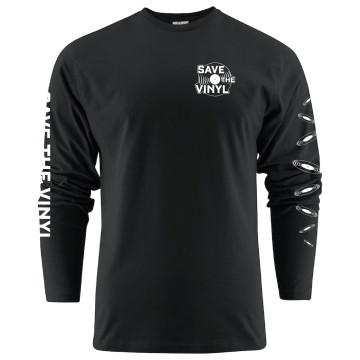 Save the Vinyl longsleeve | black