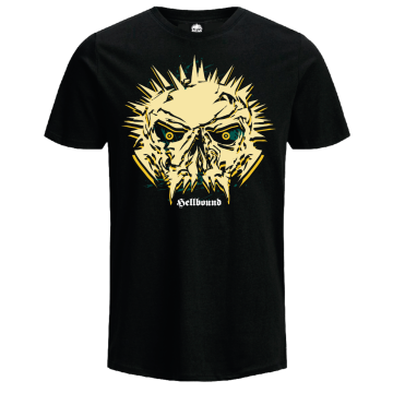 Hellbound T-shirt Sand Skull | zwart