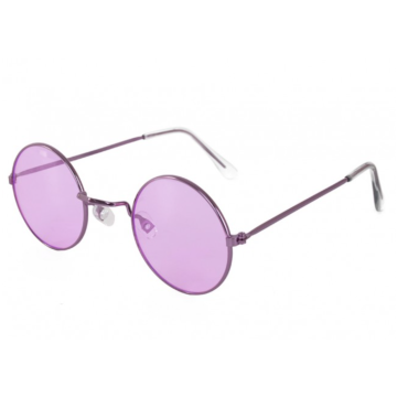 Gabber Round Glasses | Purple