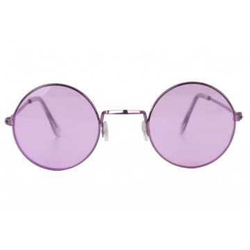 Gabber Round Glasses | Purple