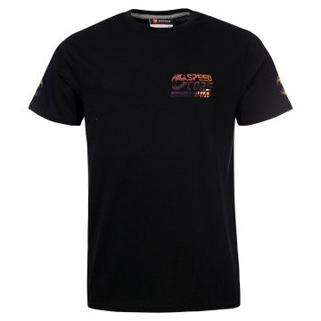 Speedcore Italia T-shirt reflective logos | black