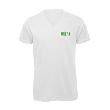 Unproven T-shirt uptempo hardcore green print | white