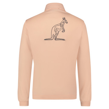 Australian slim fit jacket black piping + big logo 3.0 | apricot