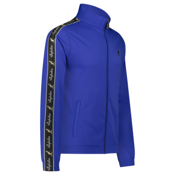 Australian slim fit jacket black piping + big logo 3.0 | ita blue
