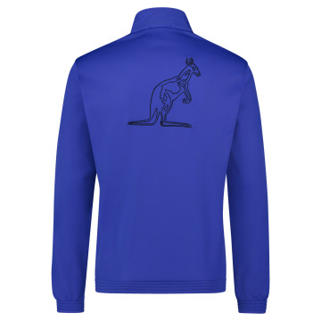 Australian slim fit jacket black piping + big logo 3.0 | ita blue