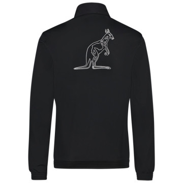 Australian slim fit jacket silver trim + big logo 3.0 | black