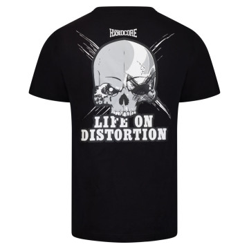 100% Hardcore X System Overload T-shirt LIFE ON DISTORTION | Black