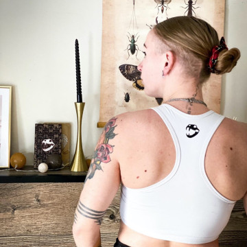 Speedcore Italia sports top logo | white