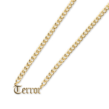 Terror ketting logo 65 CM | goud