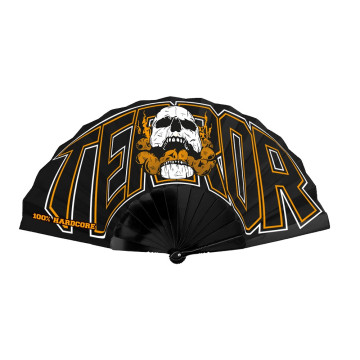 Terror fan smoking skull