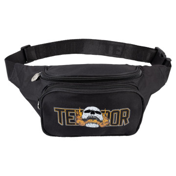 100% Hardcore terror skull hipbag | black