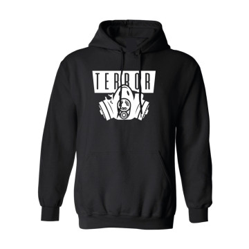 Hard-Wear Hooded Sweater Terror Gas Mask | black