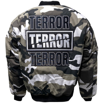 Hard-Wear bomberjack 3X Terror geborduurd | camouflage