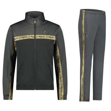 Australian tracksuit gold piping 3.0 | black - anthracite