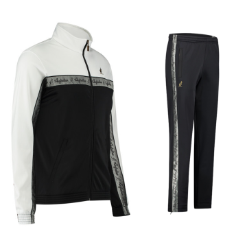 Australian tracksuit silver piping 3.0 | black - white