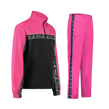 Australian tracksuit black piping 3.0 | black - pink