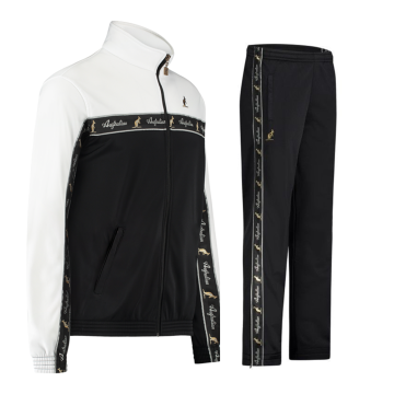 Australian tracksuit black piping 3.0 | black - white