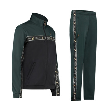 Australian tracksuit black piping 3.0 | black - woods green