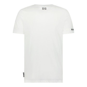 Multigroove white t-shirt with embroidered logo