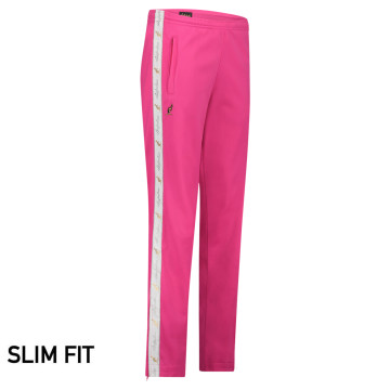 Australian pants slim fit with 2 zippers and white piping 3.0 | pink